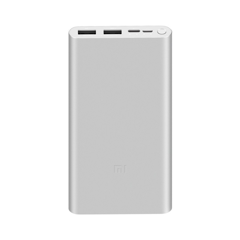 Внешний аккумулятор Xiaomi Mi Power Bank 3 10000 mAh 18W Type-C Silver (Серебристый) PLM13ZM